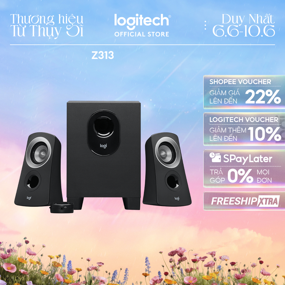 Loa vi tính cao cấp 2.1 LOGITECH Z313