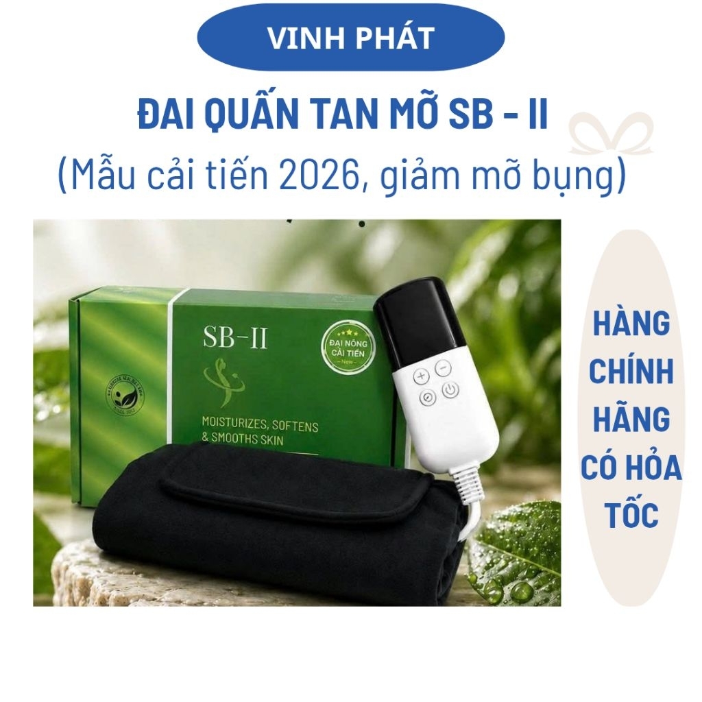*Đai bảo hành 6 tháng* Đai quấn nóng thải mỡ Slimming body SB - II Hồ Ngọc Hà