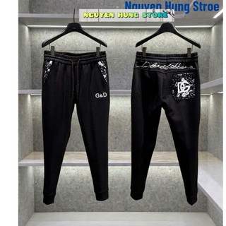 Quần Nỉ Nam Đôn Chề Đen Form Slim Fit- Quần Jogger Nỉ Đen Nam Boy Phố Siêu Chất LÊn Form Siêu Đẹp Mặc Dày Dặn