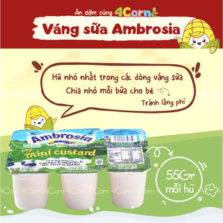 Váng sữa cao cấp Ambrosia - nhập khẩu từ Anh - Cho bé 8m+