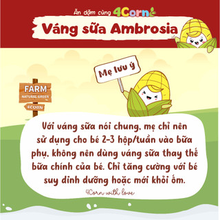 Váng sữa cao cấp Ambrosia - nhập khẩu từ Anh - Cho bé 8m+