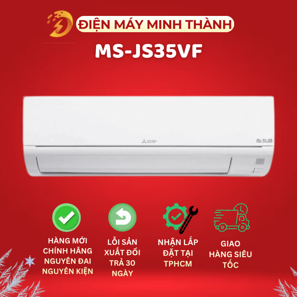 MS-JS35VF - Máy lạnh Mitsubishi Electric 1.5 HP  HÀNG MỚI CHÍNH HÃNG<CHỈ GIÁ MÁY>