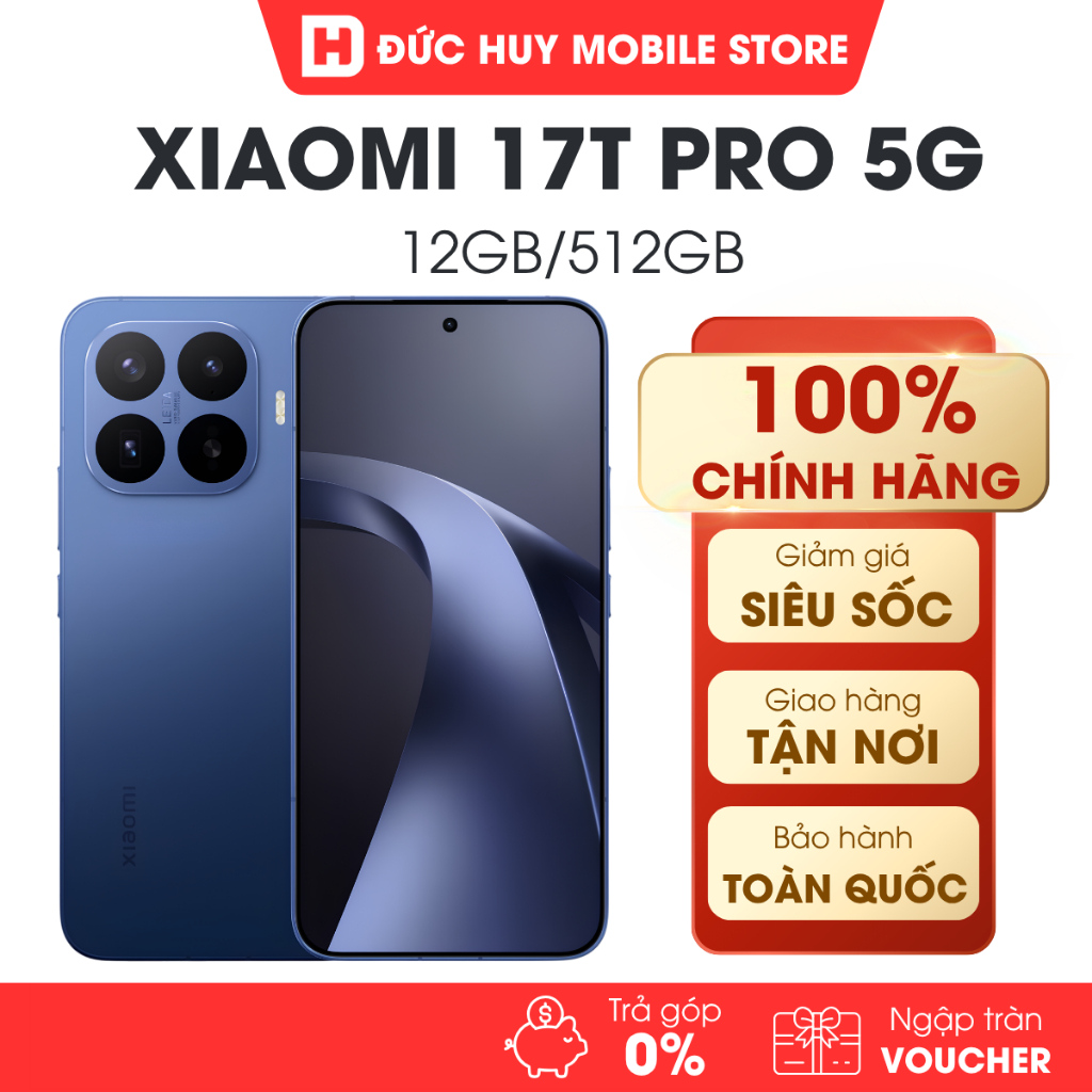 Điện Thoại Xiaomi 17T Pro 12GB/512GB Chính Hãng