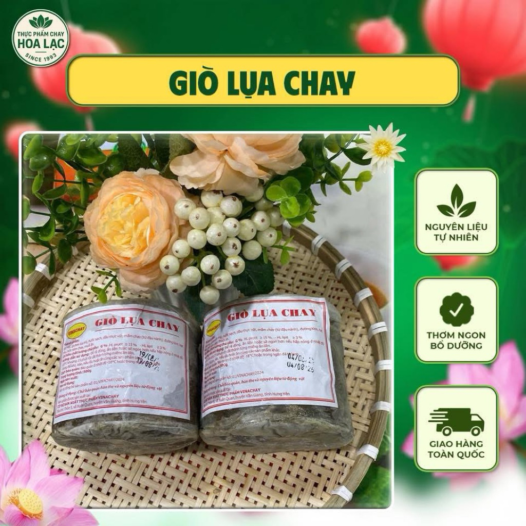 Giò lụa chay 500gr ( chỉ gia khu vực tphcm)