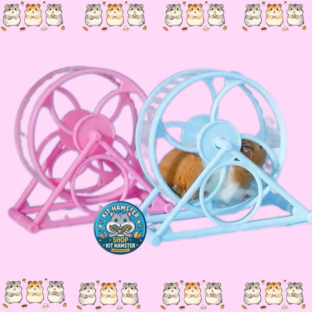 Wheel Hamster - Vòng chạy hamster nhựa cao cấp kích thước 16cm