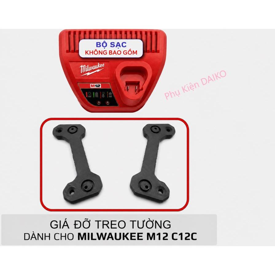 Giá treo Bộ sạc pin Milwaukee M12 C12C 12V