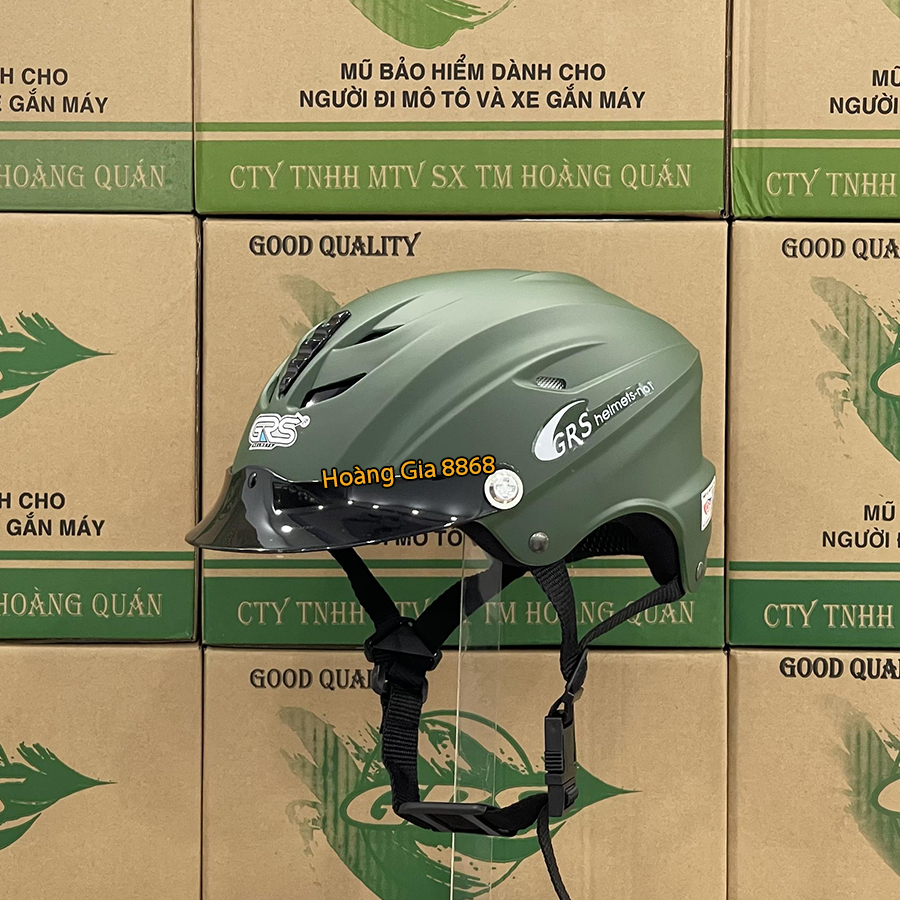 Mũ bảo hiểm GRS A760 nửa đầu 1/2 chính hãng - Nón sơn tĩnh điện GRS 760 acer 100% công nghệ Đài Loan