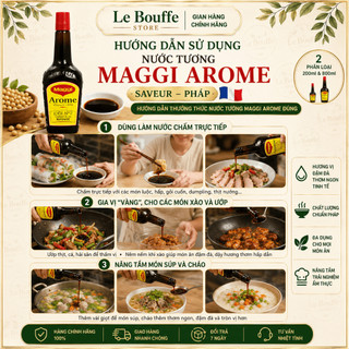 Nước Tương Maggi Arome Saveur Pháp 200ml - 810ml