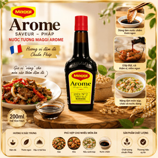 Nước Tương Maggi Arome Saveur Pháp 200ml - 810ml
