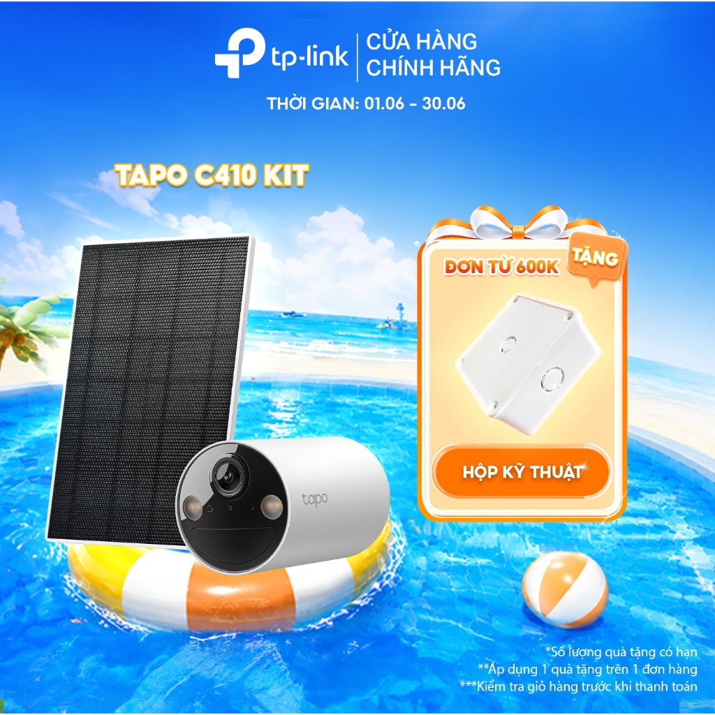 Camera WiFi Ngoài Trời TP-Link Tapo C410 / C410 KIT / C425 / Tapo C425 KIT Chống Nước 2K QHD Dùng Nă