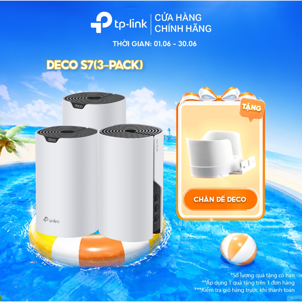 [Hỏa Tốc] Bộ Phát WiFi Mesh TP-Link Deco S7 Chuẩn AC1900