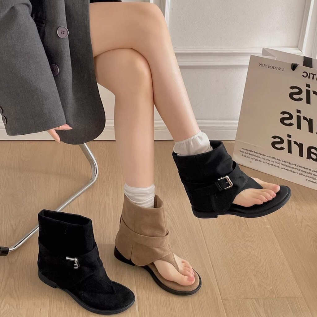 sandal boot xỏ ngón