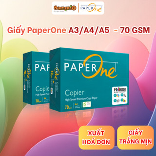 Giấy A3/A4/A5 Giấy In Photo 70gsm PaperOne Copier 500 Tờ Giấy Trắng Không Gợn Sóng, Độ Dày Cao Văn Phòng Phẩm SammiT