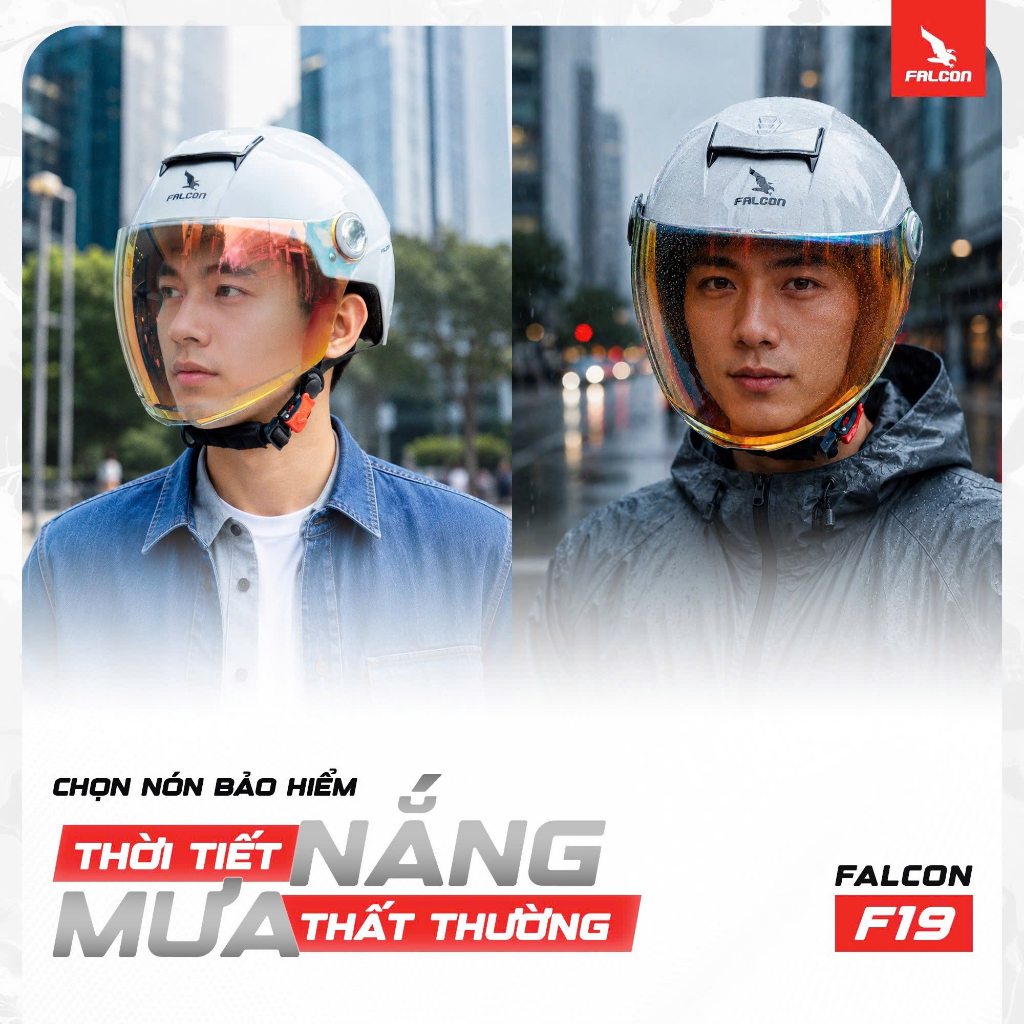 Mũ Falcon F19 – Phong Cách Đơn Giản, Hợp Nam Nữ