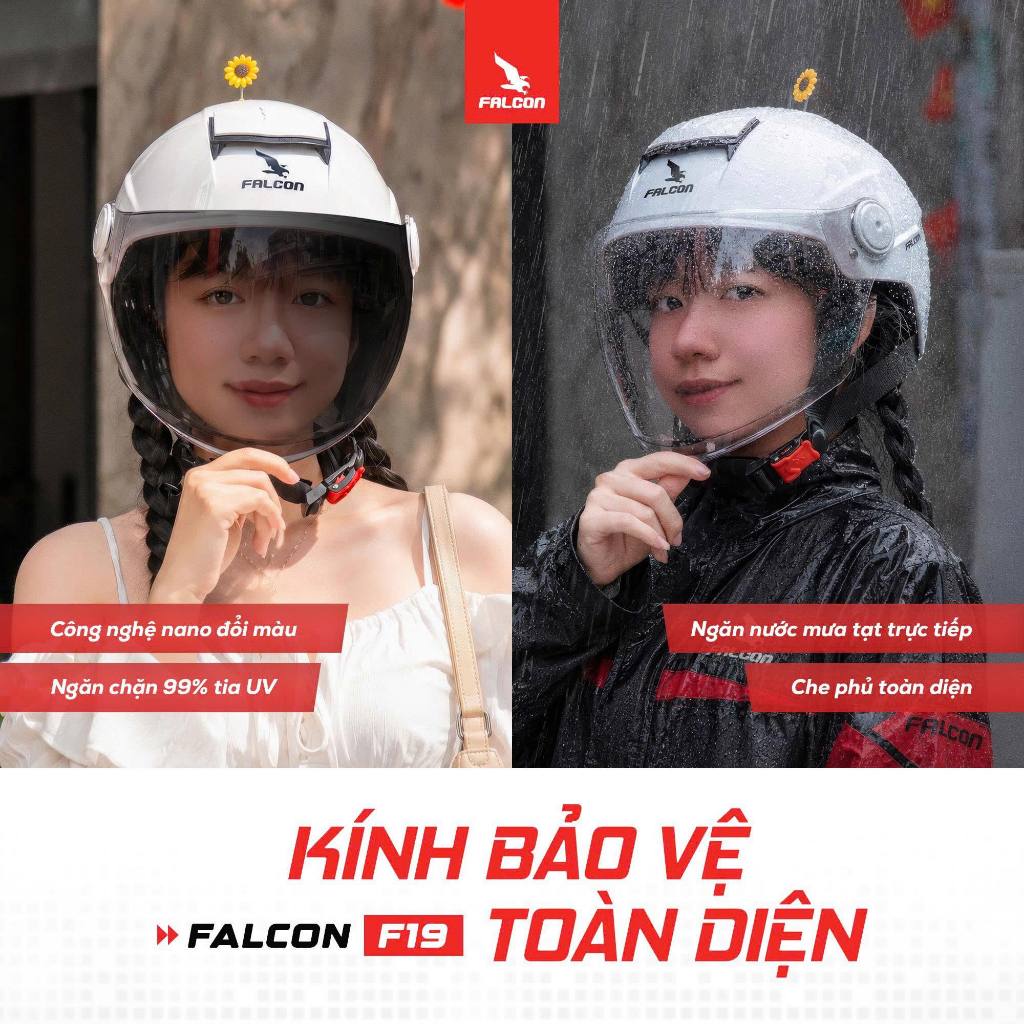 Mũ Falcon F19 – Phong Cách Đơn Giản, Hợp Nam Nữ