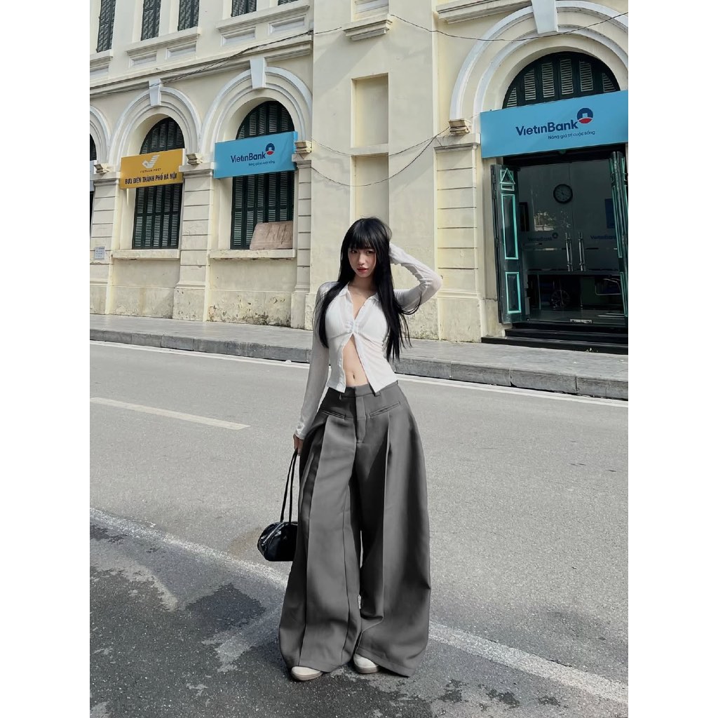 [LINK MỚI] Quần tây dài ống rộng EMERALD - 𝐊𝐈𝐋𝐋 𝐒𝐘𝐒𝐓𝐄𝐌 | BigBuy360 - bigbuy360.vn