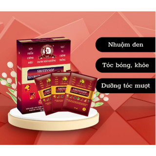 Combo 5 hộp Dầu gội Hán Phương Linh Chi đen tóc