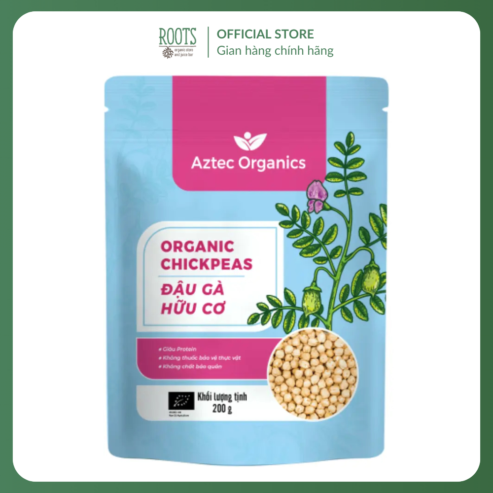 AZTEC ORGANICS - Đậu Gà Hữu Cơ, Organic Chickpeas (200g)