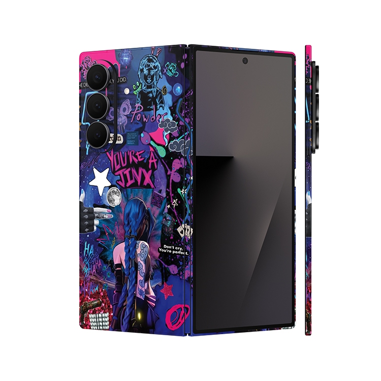 Miếng Dán Skin Samsung Z Fold Series Full Lưng Viền In Hình Arcane | Skin Z Fold 7 | Z Fold 6 | Z Fo