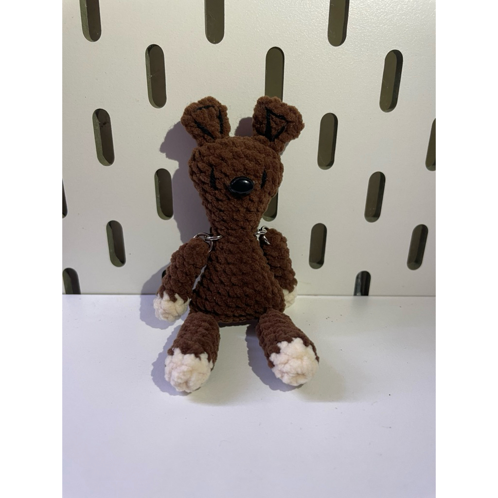 [Móc Khoá Len -Quà Tặng Handmade] Gấu Teddy Mr Bean