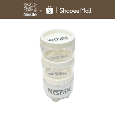 [GRO - Quà tặng không bán] Bộ 3 hũ đựng gia vị NESCAFÉ