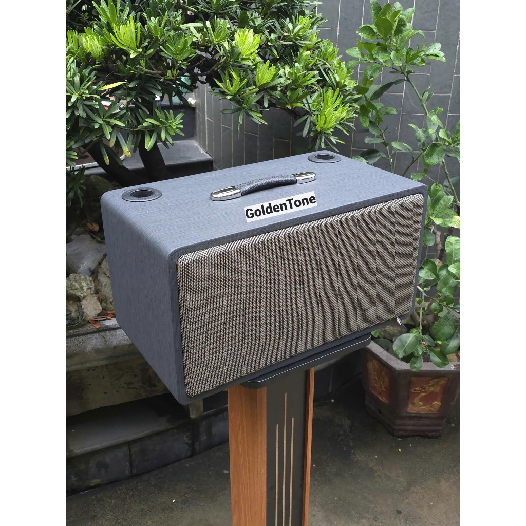 Vỏ Loa Xách Tay 20 đôi bọc da - Mạch K2000