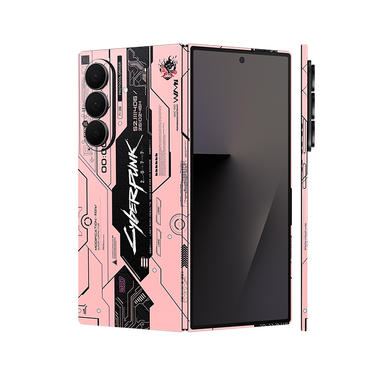 Miếng Dán Skin Samsung Z Fold Series Full Lưng Viền In Hình Cyberpink | Skin Z Fold 7 | Z Fold 6 | Z