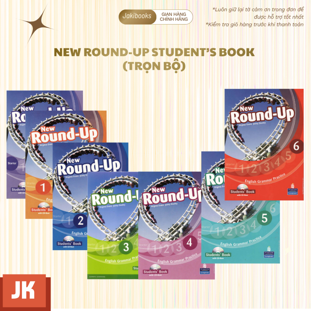 Sách tiếng Anh - New Round Up Student's Book Level Starter-1-2-3-4-5-6