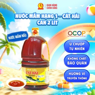 Cat Hai Premium Fish Sauce 15°N – 2L Plastic Can -  Traditional Vietnam Fish Sauce