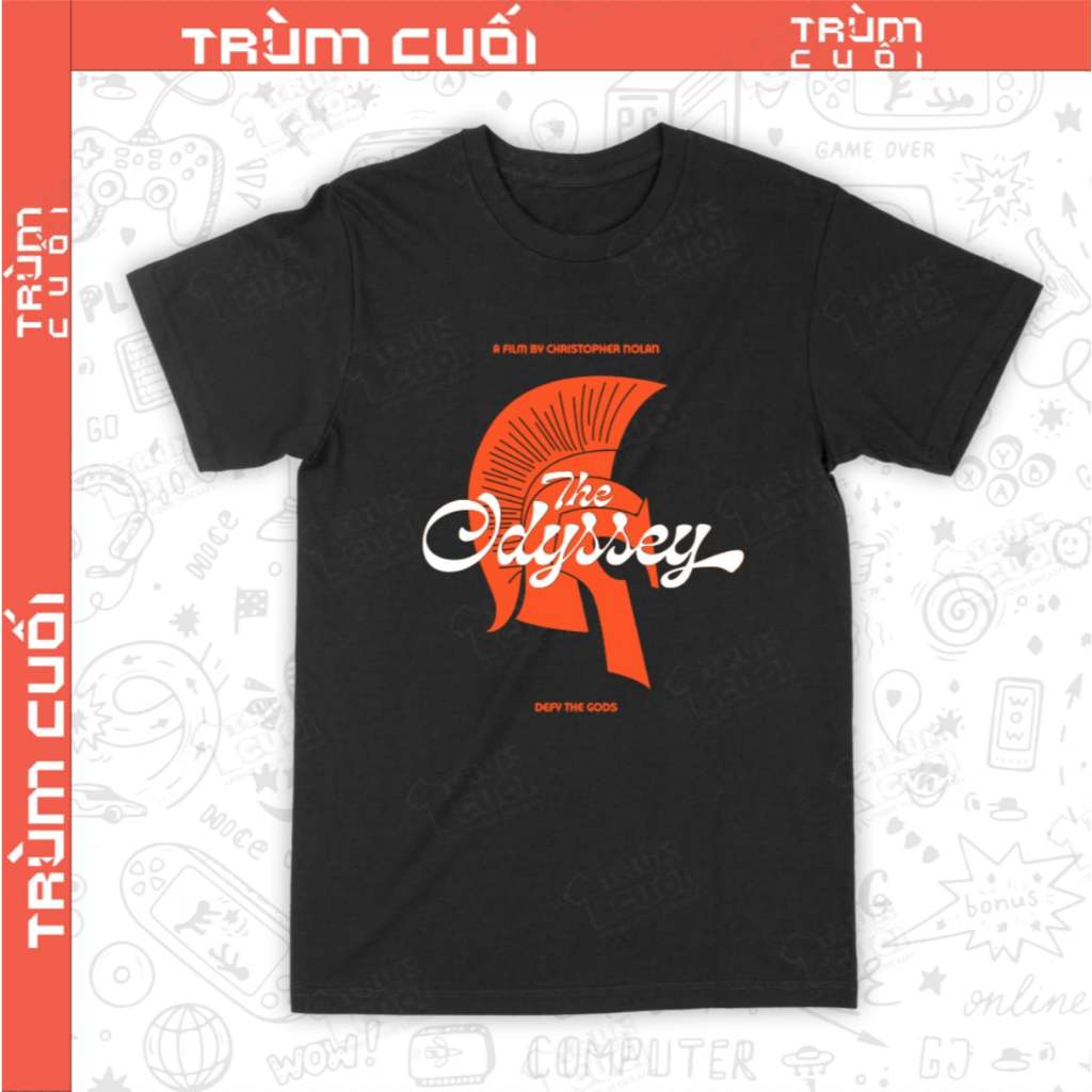Áo Thun The Odyssey - Sử Thi Odyssey Trùm Cuối Christopher Nolan Movie , Unisex Cotton 100% 2 màu na