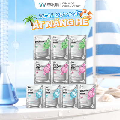 [B3] Combo 10 Mặt Nạ Chăm Sóc Cấp Tốc Mix DR.WonJin Instant  Repair Solution Mask 30g x10 [DATE 2.2027]