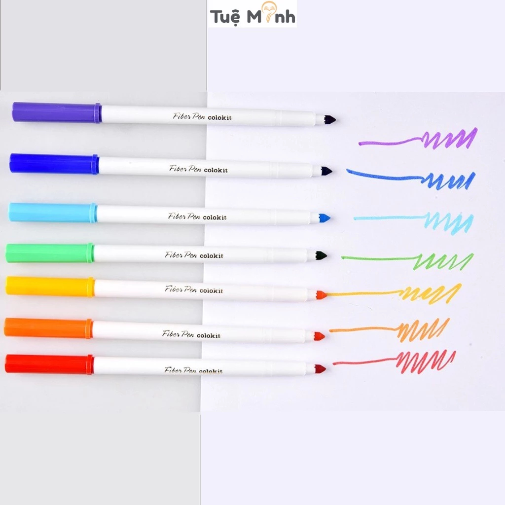 [Top Value] Bút lông màu Fiber Pen 36 20 màu Thiên Long màu Pastel Retro tùy chọn, bút tô màu viết b