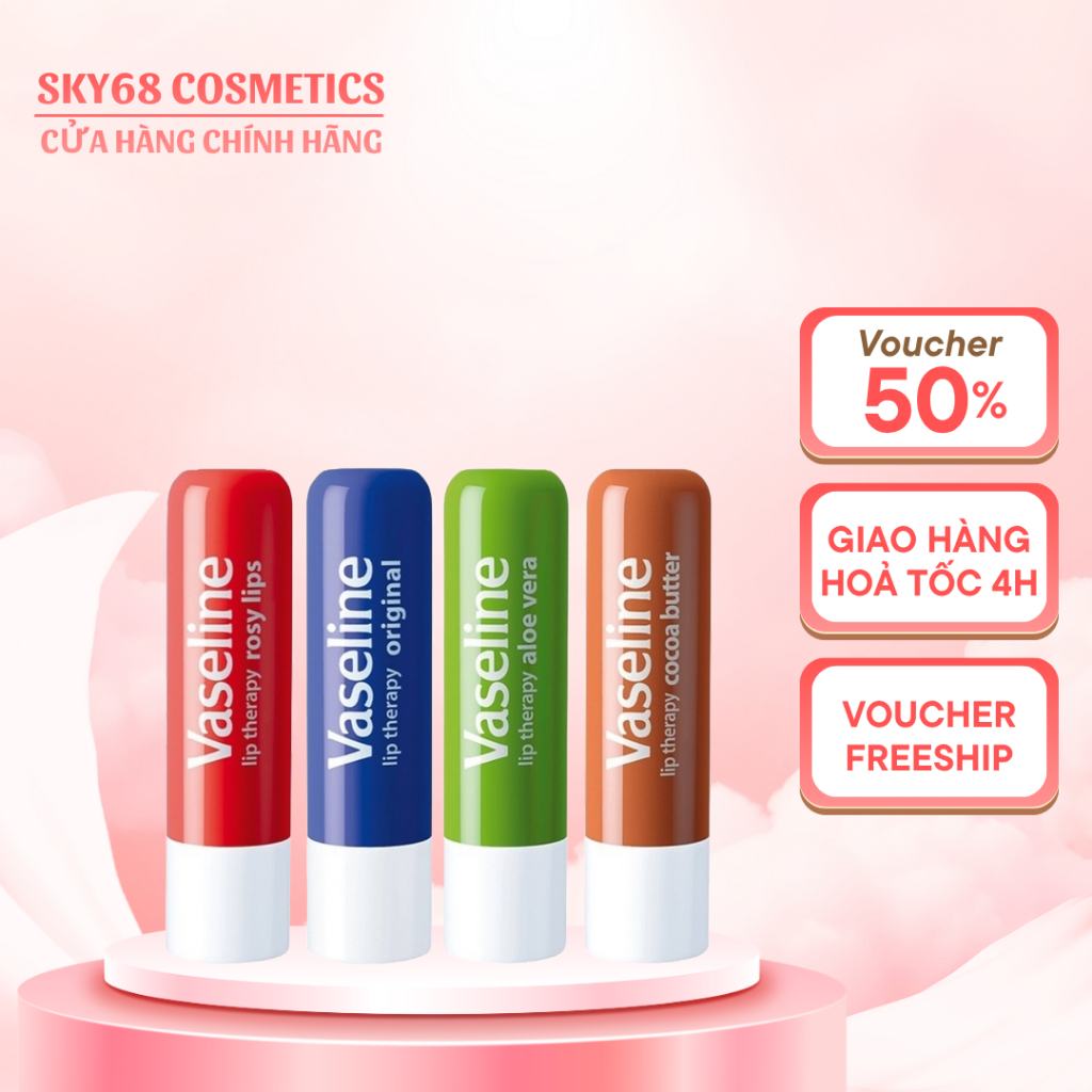 Son Dưỡng Môi Dạng Thỏi Vaseline Lip Therapy 4.8g
