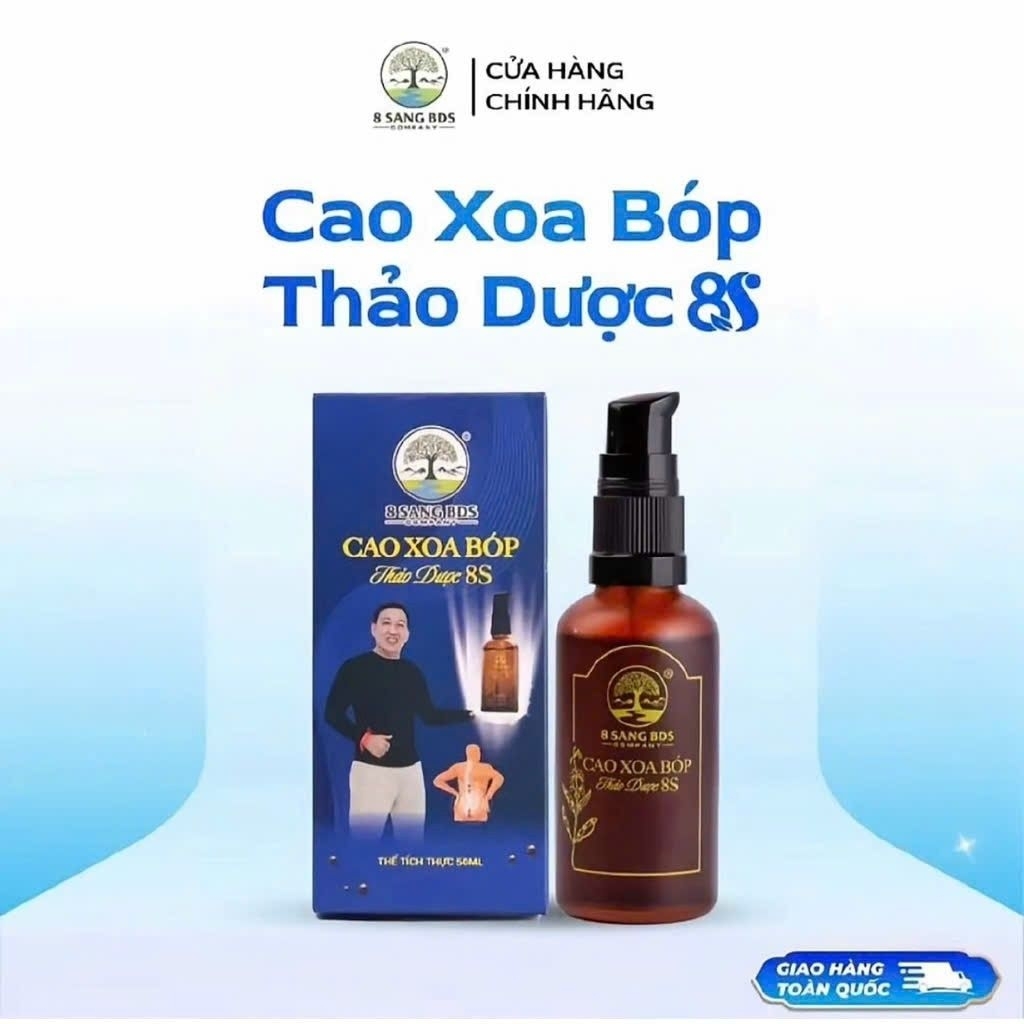 1 Chai Cao Xoa Bóp Thảo Dược Giảm Đau Nhức 8 Sang