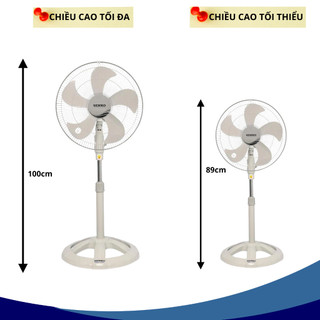 Quạt lửng thân sắt SENKO LTS1633 Quạt Lỡ Thân Sắt Senko LTS1633 - 60W ( Mẫu mới )