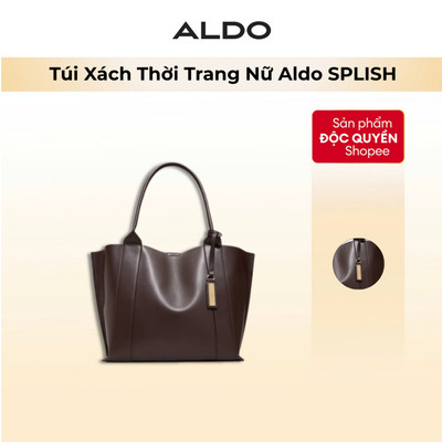 Túi tote, túi xách da đeo vai ALDO SPLISH cho nữ, đi làm, đi chơi cỡ lớn màu nâu mã SPLISH200