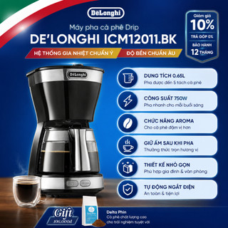 Máy pha cà phê drip DeLonghi Active Line ICM12011.BK