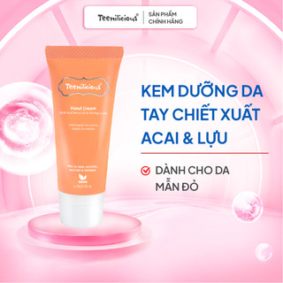 Kem Dưỡng Da Tay Teenilicious Hand Cream With Acai Berry Oil & Pomegranate Hỗ Trợ Dưỡng Ẩm, Mịn Da 15g