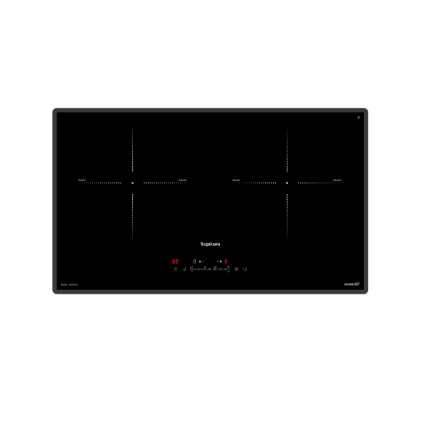[CHÍNH HÃNG] Bếp đôi điện từ Nagakawa UltraSlim NK2C21M