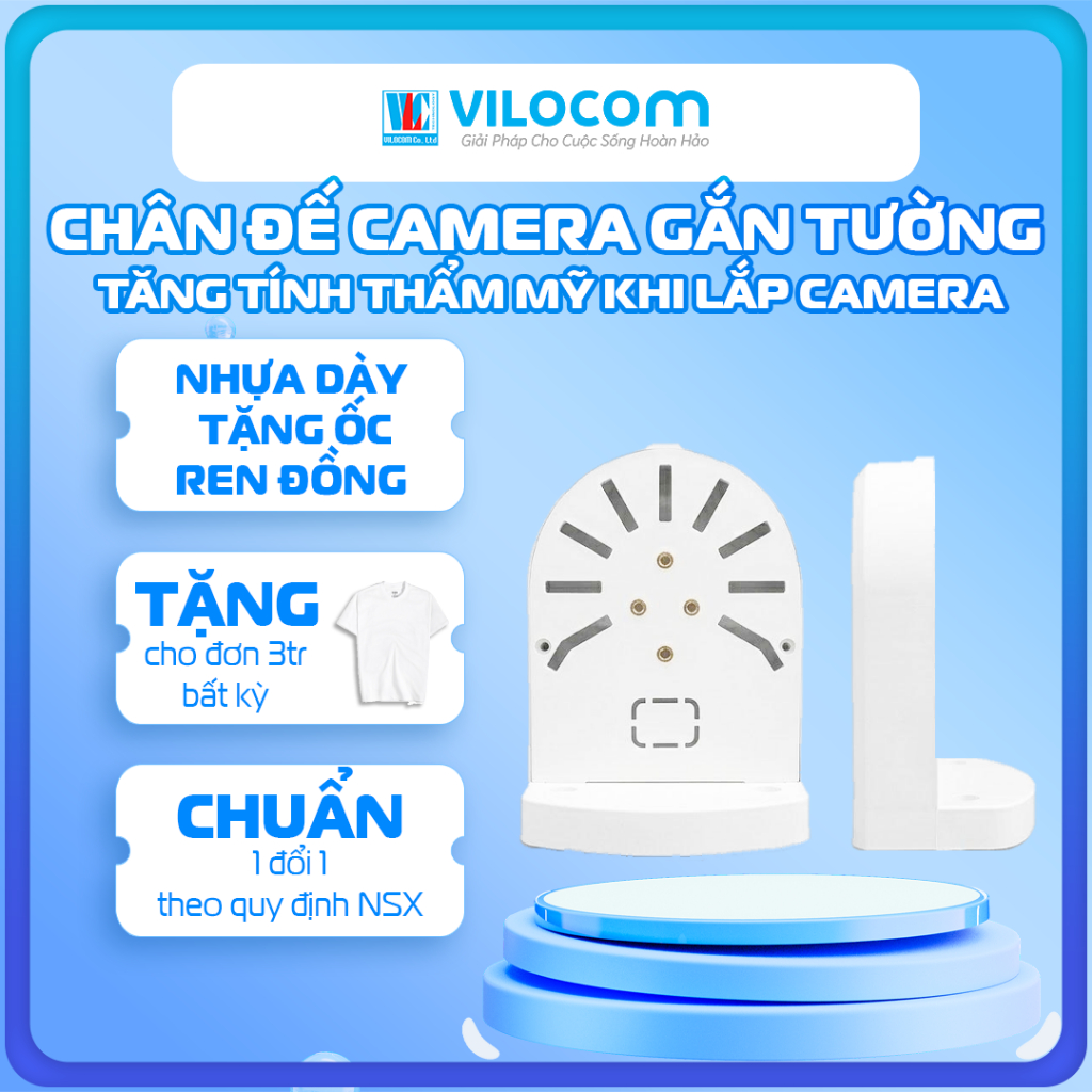 COMBO 10 Chân đế camera đa năng dùng cho EZVIZ, KBONE, IMOU, Ebitcam, Dome Camera