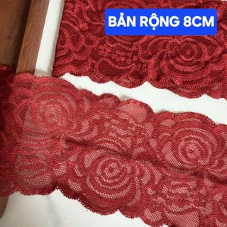 ren thun ,  phụ liệu may vá ,size 7.5cm_8cm(5 mét )