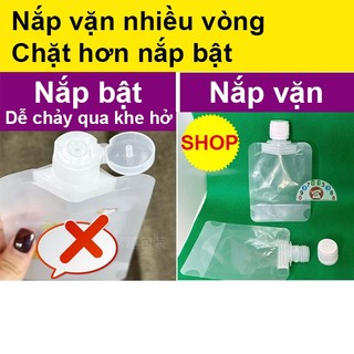 Lọ Chiết Mỹ Phẩm Du Lịch Túi Bình Chiết Mỹ Phẩm Nắp Vặn 50 ml Tiện Gọn