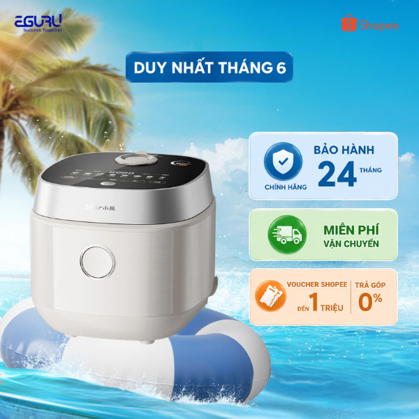 Nồi Cơm Điện Bear RC-4H40Y | 800W - 1.5L - Ceramic Pro 9H - 8 Chế Độ Nấu Tùy Chỉnh | BH Chính Hãng 1