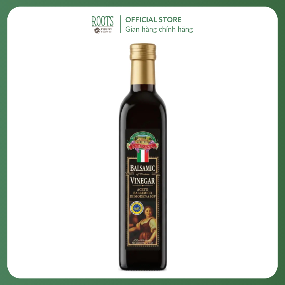 CAMPAGNA - Giấm Balsamic, Balsamic of Modena Vinegar IGP, 6% Acidity (500ml)