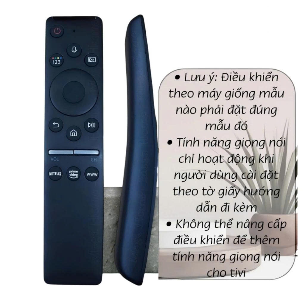 Điều khiển tivi samsung có giọng nói & không giọng nói, remote tivi samsung giọng nói