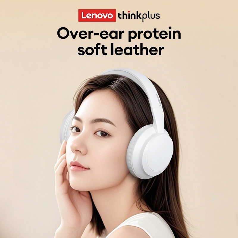 Tai Nghe Bluetooth Lenovo TH11 Chụp Tai Không Dây Có Mic, Kết Nối Android/iOS/PC, Âm Thanh HiFi, Pin