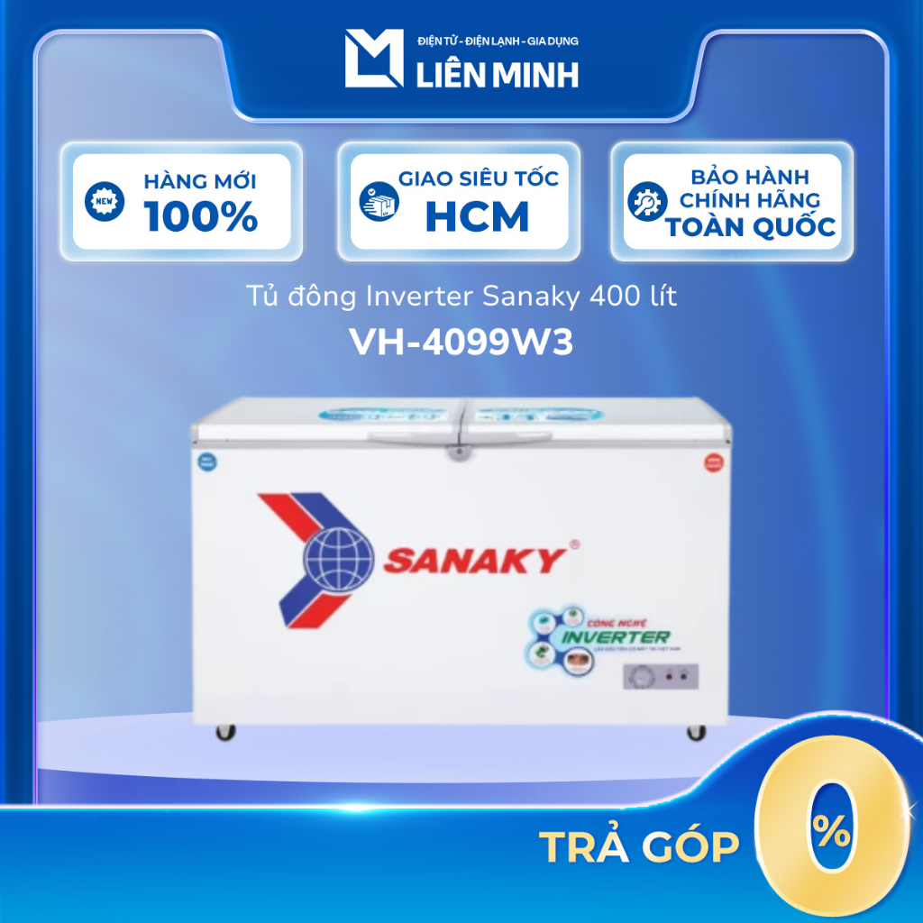 VH-4099W3 - Tủ Đông Sanaky VH-4099W3- Giao Hàng Toàn Quốc - Bảo Hành Chính Hãng