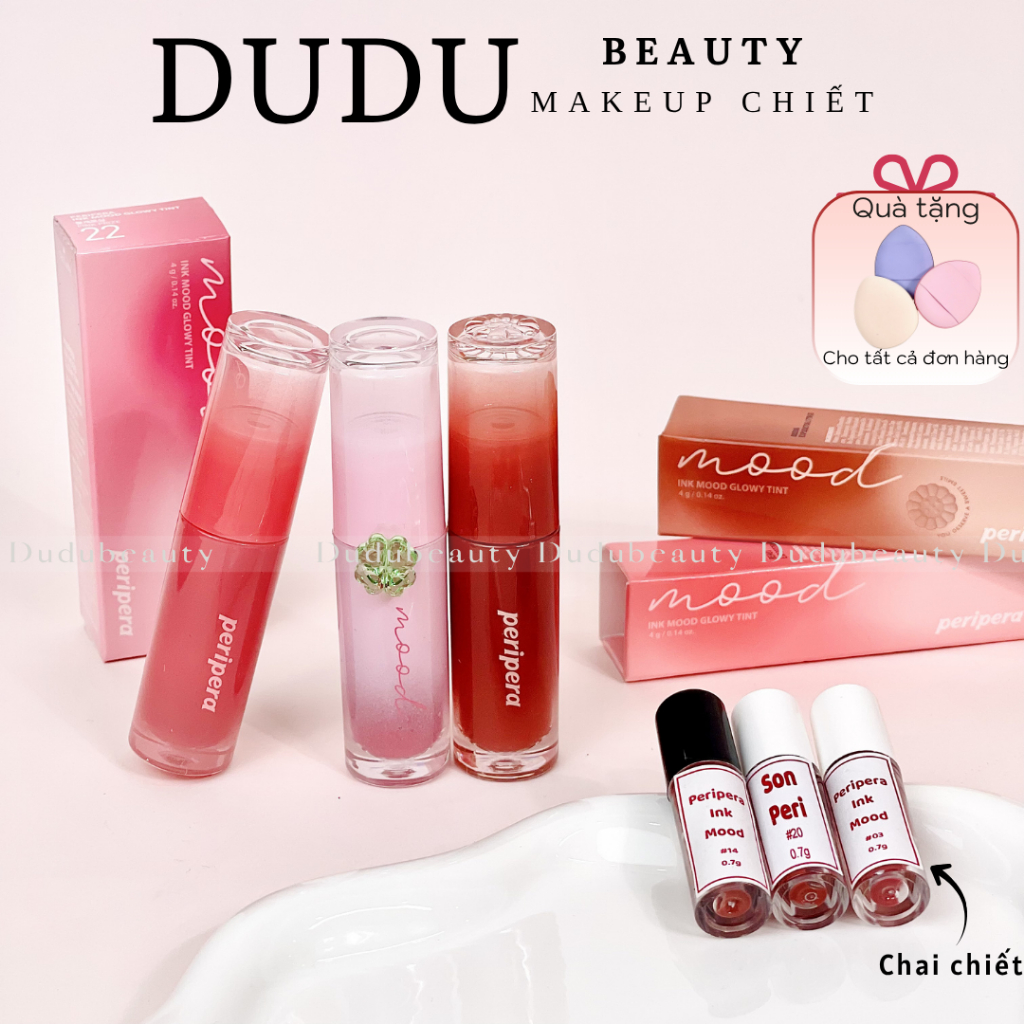 Son Tint Peripera Ink Mood Glowy Tint 03 Rose in mind 4g