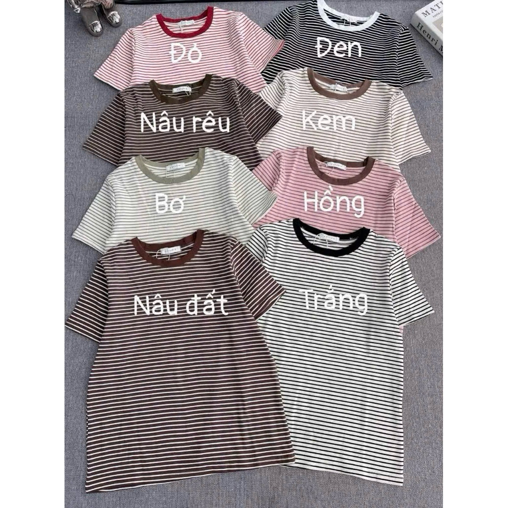 Áo thun sọc phom vừa chất đẹp