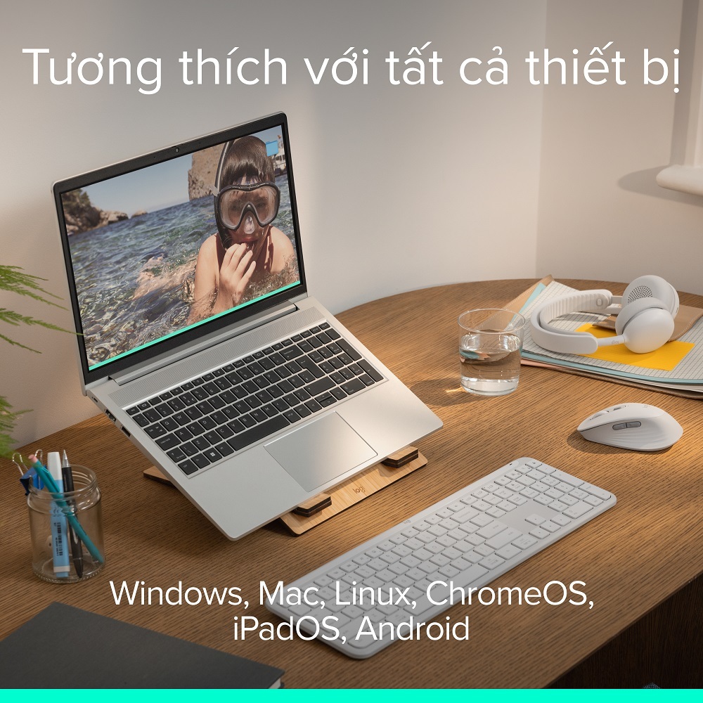 Logitech Signature Comfort M840 L Wireless Mouse  - Bluetooth, Silent Clicks, SmartWheel | BigBuy360 - bigbuy360.vn